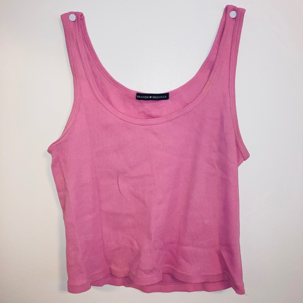 Brandy Melville Bubblegum pink Tank Top